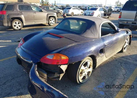 2002 Porsche Boxster z USA, uszkodzony, nr VIN WP0CA29892U623935